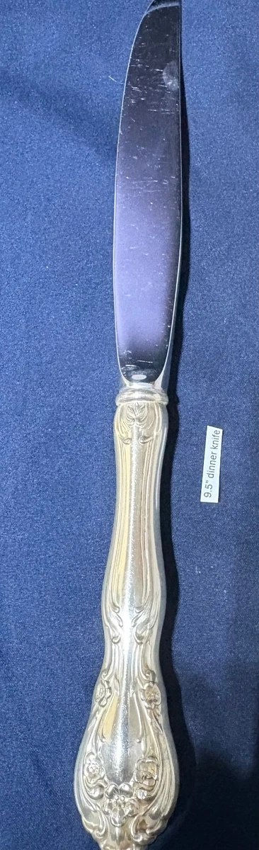 ALVIN STERLING ナイフ　Chateau Rose 純銀　ビンテージ Alvin Chateau Rose Knife Antique US Sterling Silver Flatware for