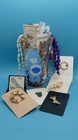 Mystery Jewelry Jar (VTG Care Bear Glass); Mixed Lot, Vintage, Costume, 925