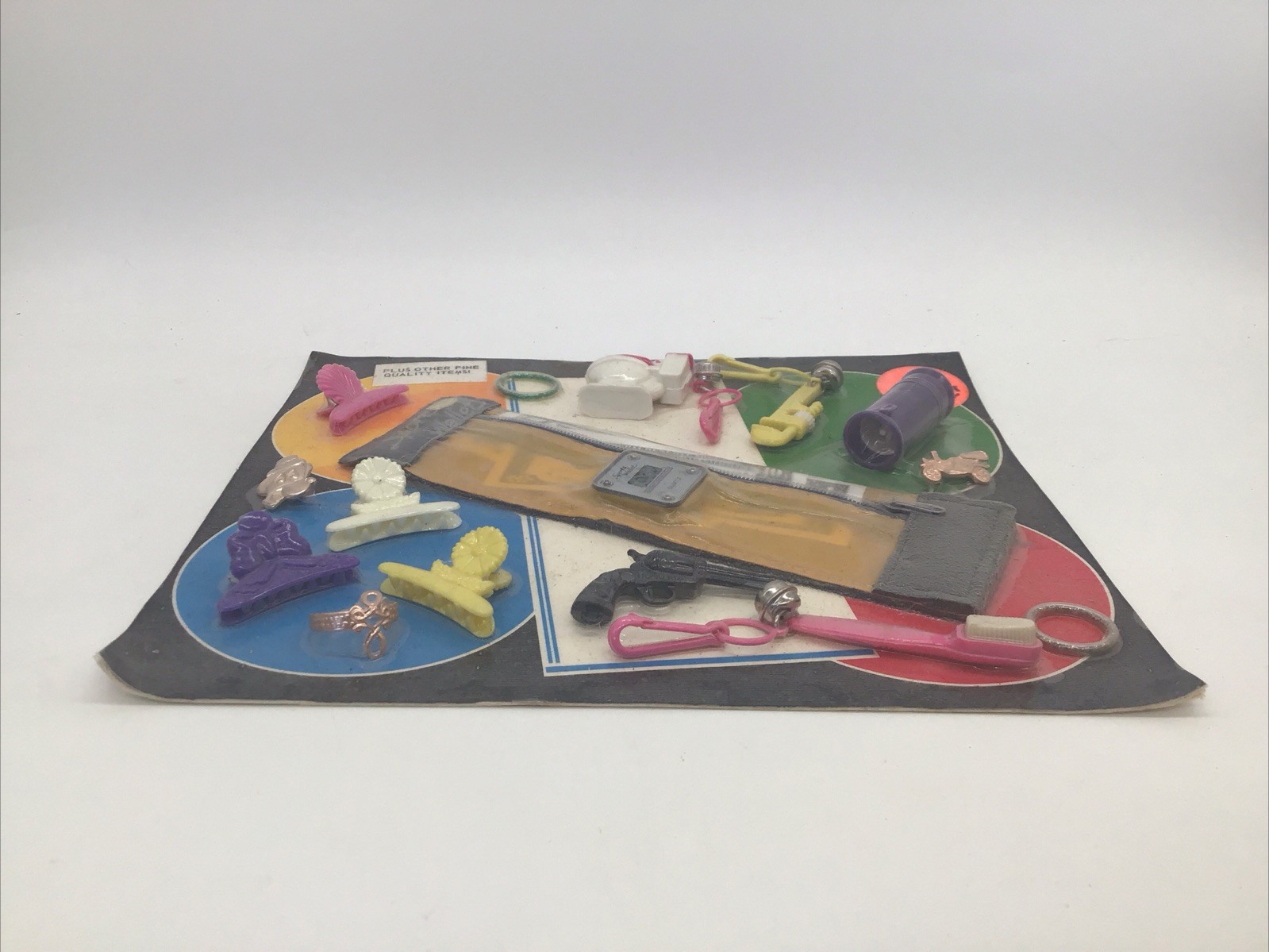 Old Vend Display Sports Wallet Digital Watch Play Money Toilet Toothbrush Charm