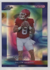 2024 Leaf Vivid Navy Blue Lava 7/7 Dillon Gabriel #33 0ie5