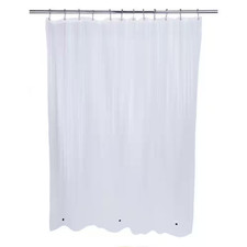 70 In. X 72 In. Eva Mildew Resist Shower Super Clear Liner