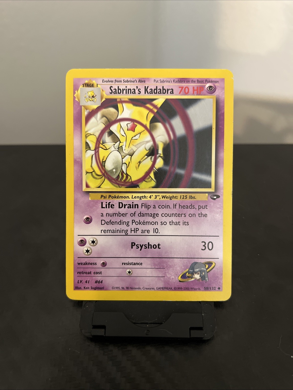 Sabrina's Kadabra Gym Challenge 58/132 Uncommon Regular Unlimited Pokemon Card