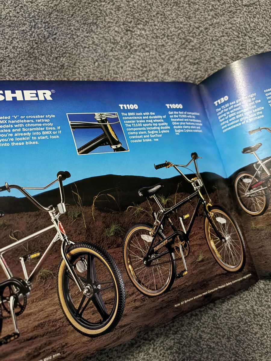 Vintage 1984 Schwinn Full-Line Catalog Brochure BMX Predator Sting
