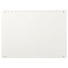IKEA SKÅDIS Pegboard White Wall Storage Board for Home Office Kitchen 76x56cm