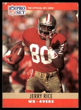 Jerry Rice 1990 Pro Set #295 49ers NFL READ FREE SHIPPING AutographDen