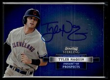 2012 Bowman Sterling Prospect Autographs Tyler Naquin Auto Cleveland Indians