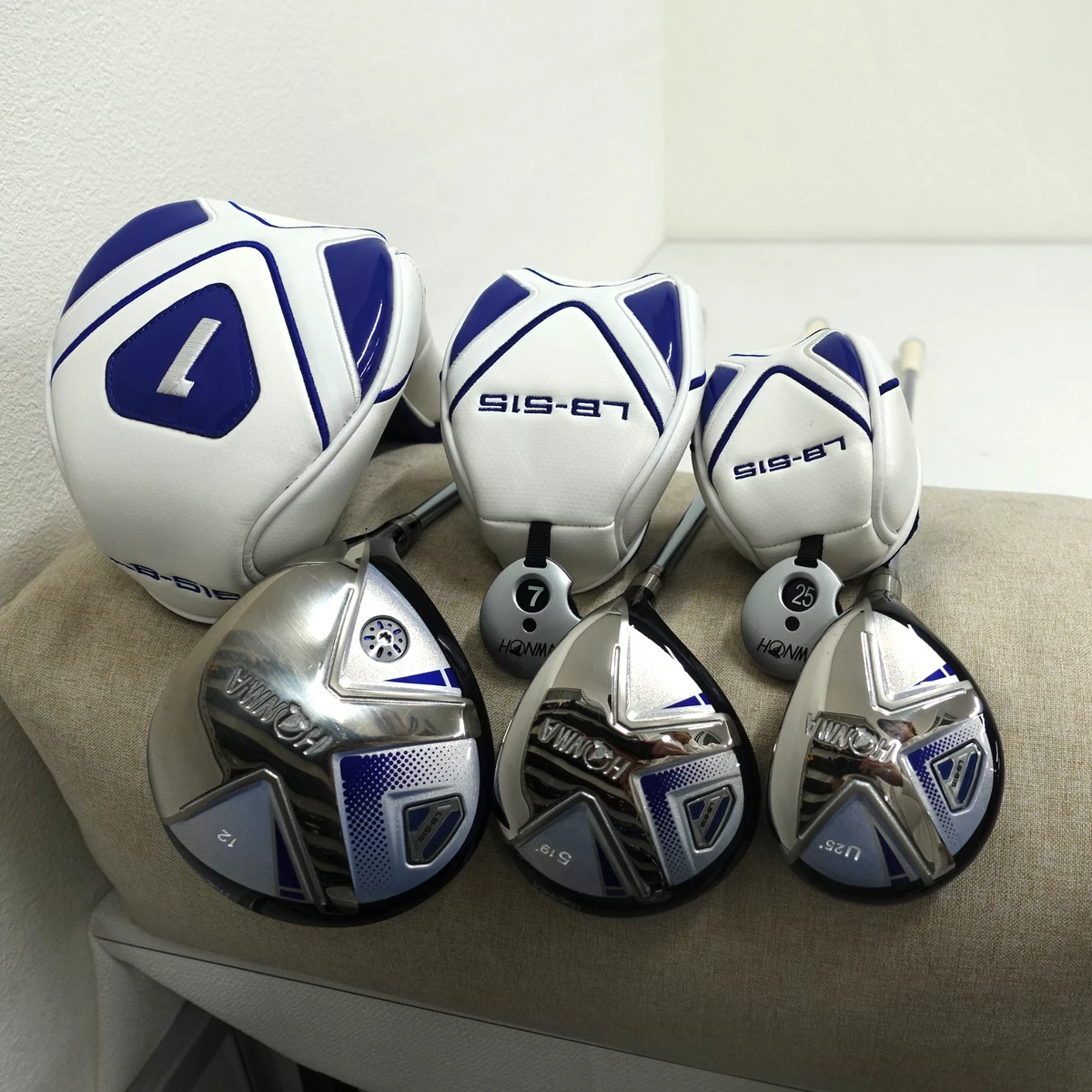 Ladies HONMA GOLF LB-515 DRIVER Fairway Wood 3pcs Set Flex-A LB-1000 With H/C
