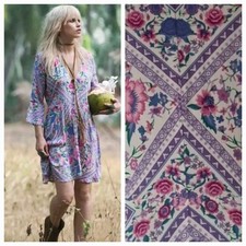 Spell & the Gypsy Babushka Bohemian Hippie Lavender Play Dress S 👇check