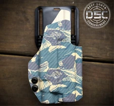 Sig Sauer P365 Fuse w/Streamlight TLR7 HLX Rhodesian Camo RH UBL QLS OWB Rig