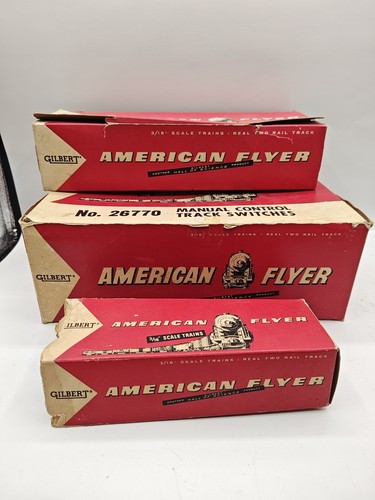 VTG Original Box for America Flyer #26720, 26770, One No End Tab To Specify Type