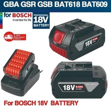 2X Original Akku für Bosch 18V 5AH Professional GBA GSR GSB BAT618 BAT609 BAT620