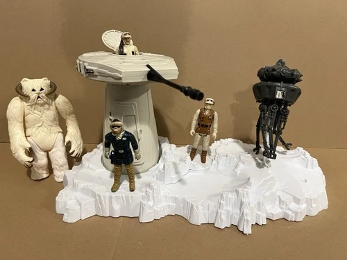 Star Wars Kenner Vintage Turret & Probot Playset With Figures Wampa