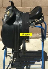 New DD Leather Australian Stock Saddle with Horn and Accessories