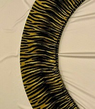 CustomMade HOOP COVER Rhythmic Gymnastics Dance-Yellow/Black-Senior XL 95cm-NEW