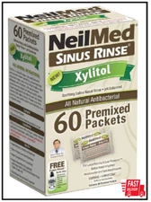 NeilMed Sinus Rinse Premixed Refill Packets with Xylitol, 60ct.