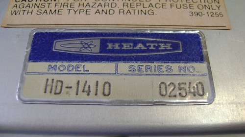 NICE Heathkit Keyer HD-1410 w/ OEM AC Power Cord and Manual BIN $69.95 SHIPPED - Zdjęcie 6 z 16
