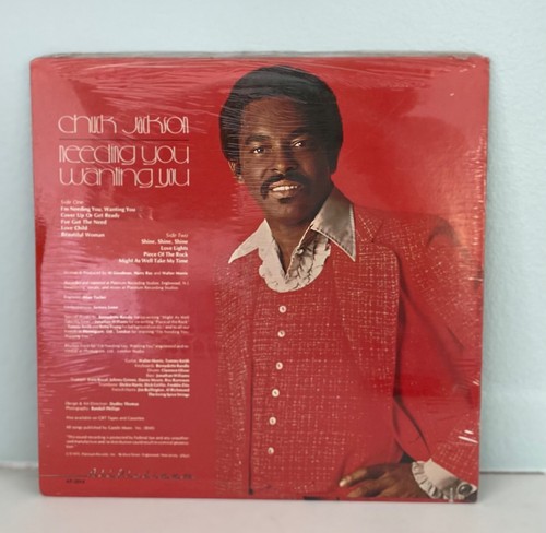 CHUCK JACKSON NEEDING YOU WANTING YOU ORIG 1975 PLATINUM RECORDS SEALED! - Picture 2 of 2