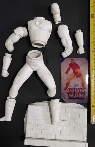 10" Iron Man Comic Hero Version Unassembled Unpainted Vinyl Model Kit 1/6 - Picture 2 of 2
