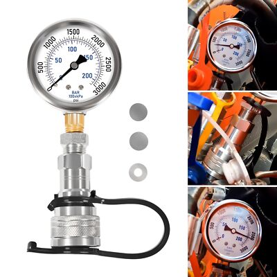 #ad Hydraulic Pressure Boost Kit with Gauge Fit for Kubota BX B LX MX L Tractors $98.49