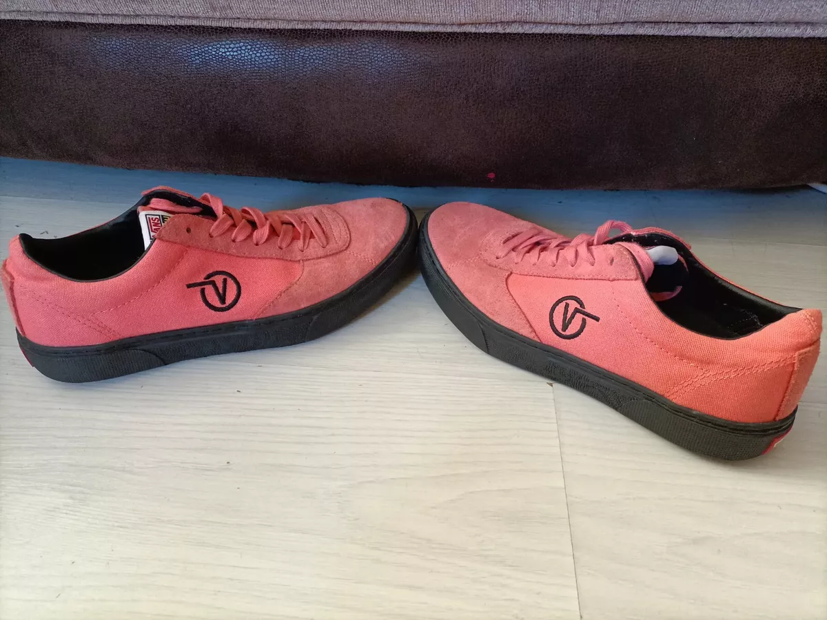 Cool Vans Off The Wall Ultracush Lite pink Lace Up Skater Shoes Size 7 EU 40.5