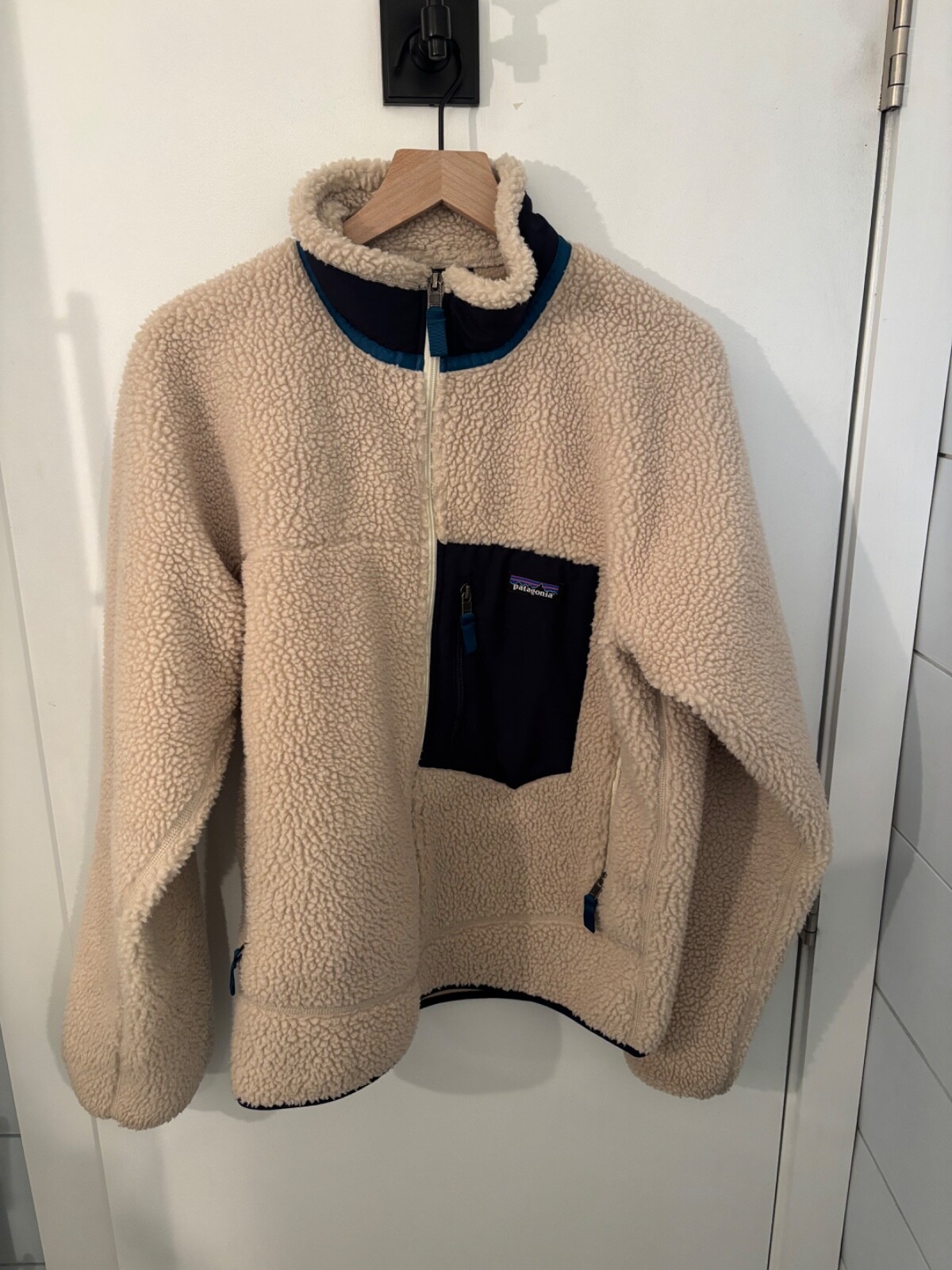 Patagonia Retro-X Fleece Jacket in Tan - Size Large