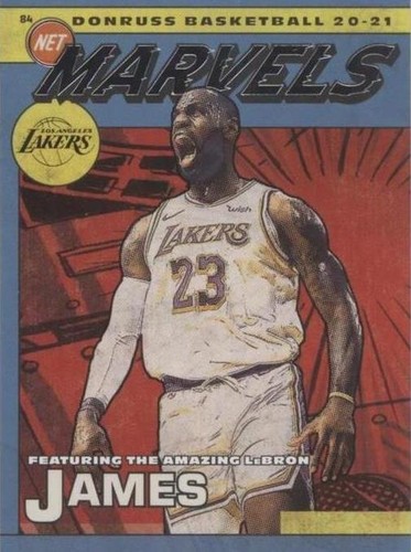 2020-21 Panini Donruss Clearly Basketball LeBron James Dominant | eBay