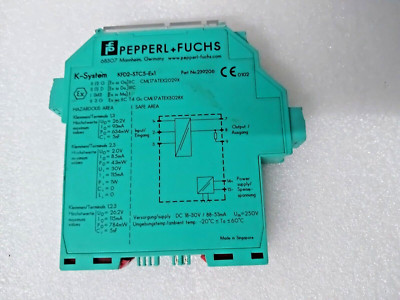 Pepperl + Fuchs K-System KFD2-STC5-Ex1 Isolated Barrier Part No 239206 New