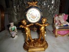 French Enamel and Gilt Clock — photo 1