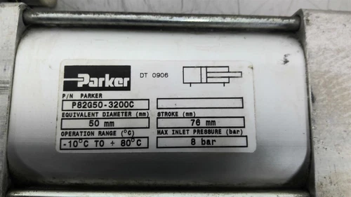 Parker P82G50-3200C Power Clamp 50mm x 76MM 8 Bar