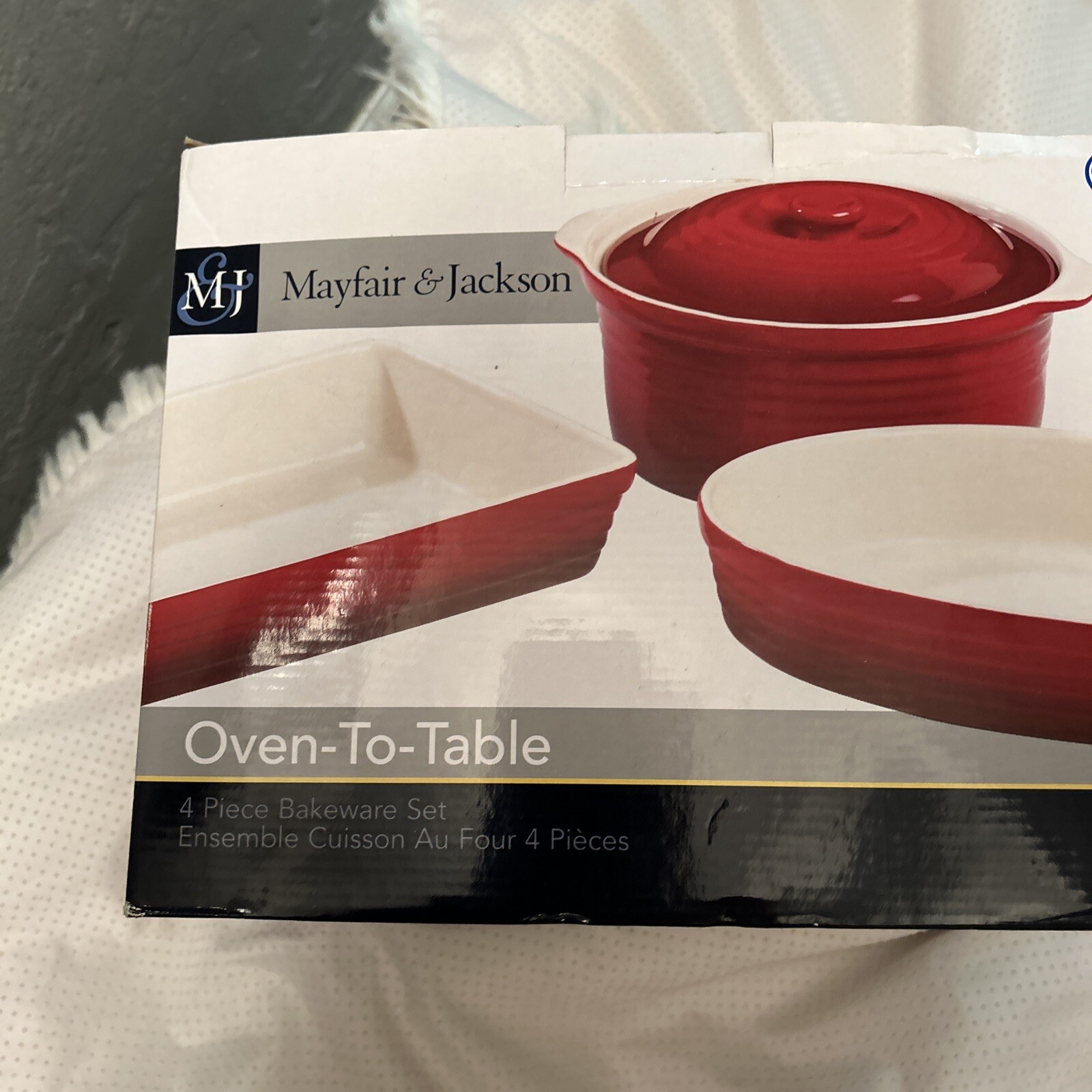 New Mayfair & Jackson Oven to Table 4 Piece Bakeware Set eBay