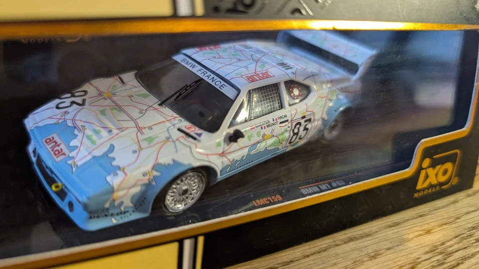 IXO MODELS 1/43 BMW M1 #83 24H LE MANS 1980 PIRONI QUESTER MIGNOT - Photo 3/4