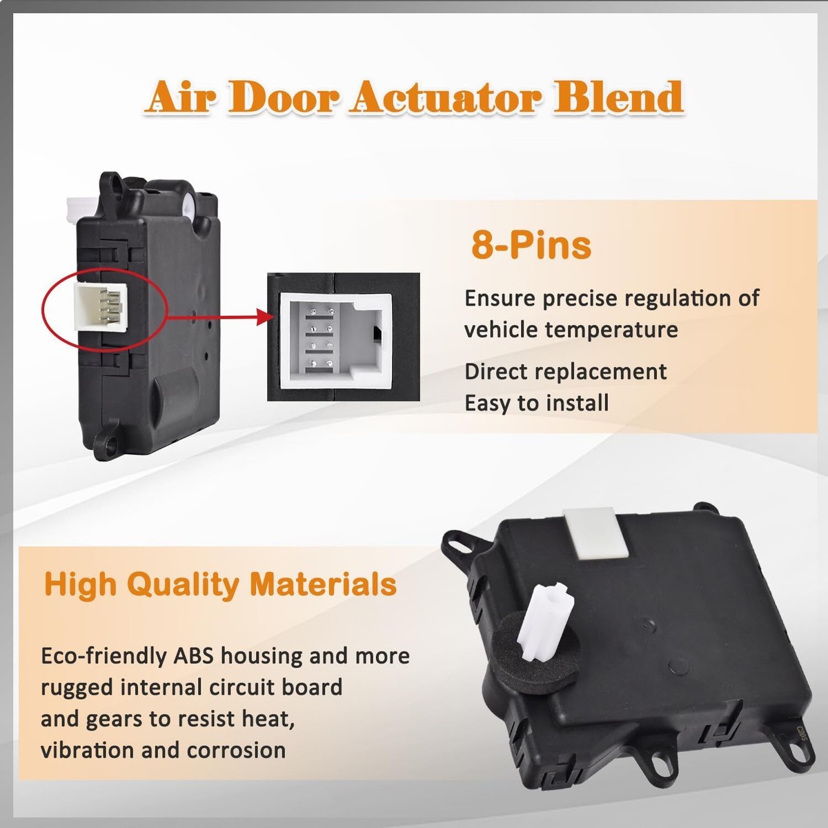 604-205 2L3Z19E616BA HVAC ブレンドエアドアアクチュエーター 交換用 1997-2002 フォード エクス 並行輸入 Uxcell HVAC Heater Blend Door Repair Kit For-Ford F150 F250