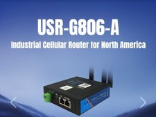 USR-G806s-EAU Industrial 4G w/RS485 Serial Adapter 4G LTE cellular VPN Router