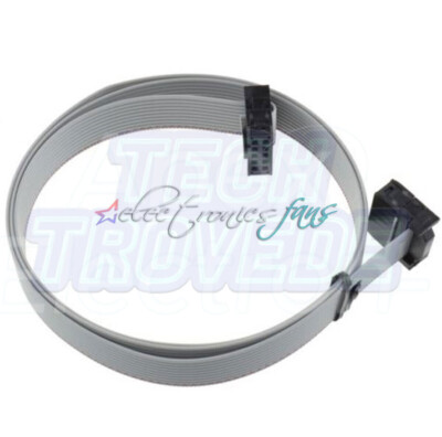 70CM 10 Pin USB ASP ISP JTAG AVR wire 10P IDC Flat Ribbon DATA Kabel 2.54mm ASS