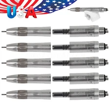 NSK Style Dental Slow Low Speed Inner Handpiece Straight Air Motor 4 HOLE E-Type