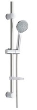 SALISCENDI SET ASTA DOCCIA BAGNO COMPLETA 3 GETTI ASTA D.25 REGOLABILE 40-70 CM