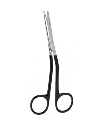 FOMON Dorsal Scissor, 5.1/2'' , Angular Shanks, Supercut Blades, 1 Serrated Blade
