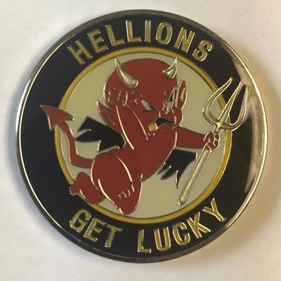 USN US Navy Heltraron 28 Helicopter Training Squadron Hellions Get Lucky