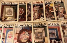 Vintage Lot Of 15 Cross Stitch Country Crafts Magazines 1980s 1990s 3 Doubles