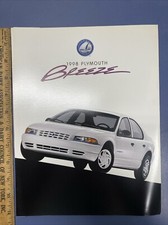 Vintage 1998 Plymouth Breeze New Old Stock Dealership Brochure Eight Pages