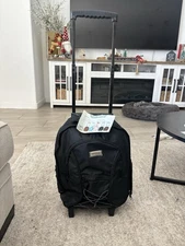 Easy Roller Bag With Retractable Handle Padded Hide-Away Backpack Straps