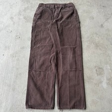 Vintage Y2K Carhartt DKB brown double knee work wear carpenter pants