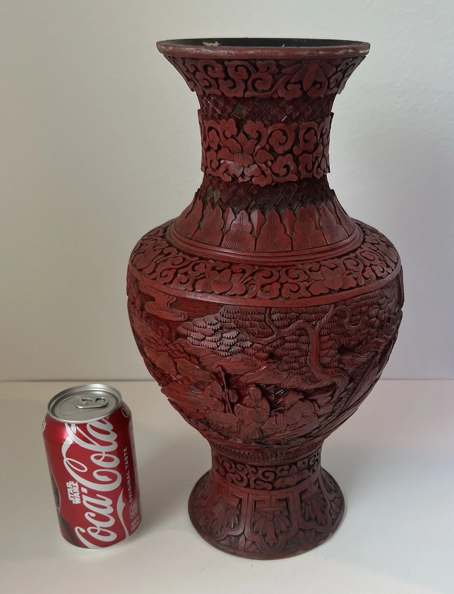 红色1800-1849 中国古董花瓶| eBay