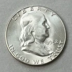 1952 S FRANKLIN HALF DOLLAR BU CONTAINS MORE THAN $36 WOTH OF SILVER