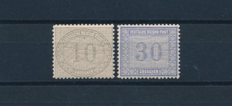 Dt. Reich Innendienst 1872** Michel 12-13 mit 2 Befunden (S27462) - Bild 1 von 2