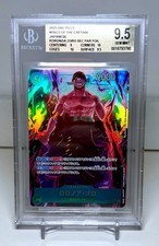 One Piece Roronoa Zoro SEC Alt Art OP06-118 Wings of Captain BGS 9.5 Gem Mint JP
