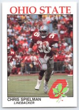 1988 Kroger Ohio State Buckeyes #NNO Chris Spielman Ohio State Buckeyes