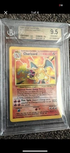 Charizard Base Set BGS 9.5
