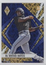 2021 Panini Chronicles Phoenix Blue Velocity Ke'Bryan Hayes #18 04eb