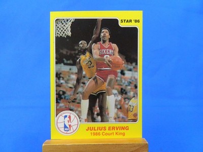 Julius Erving Star 1986 #13 1986 Court King 86